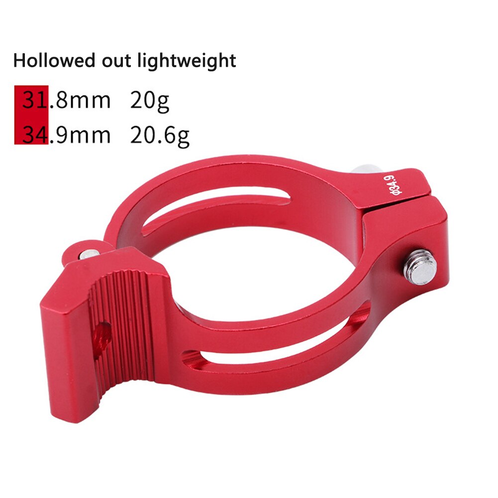 Adaptador de abrazadera de desviador delantero para bicicleta de carretera, anillo convertidor de desviador delantero de aleación de aluminio, accesorios de ciclismo, 31,8/34,9mm