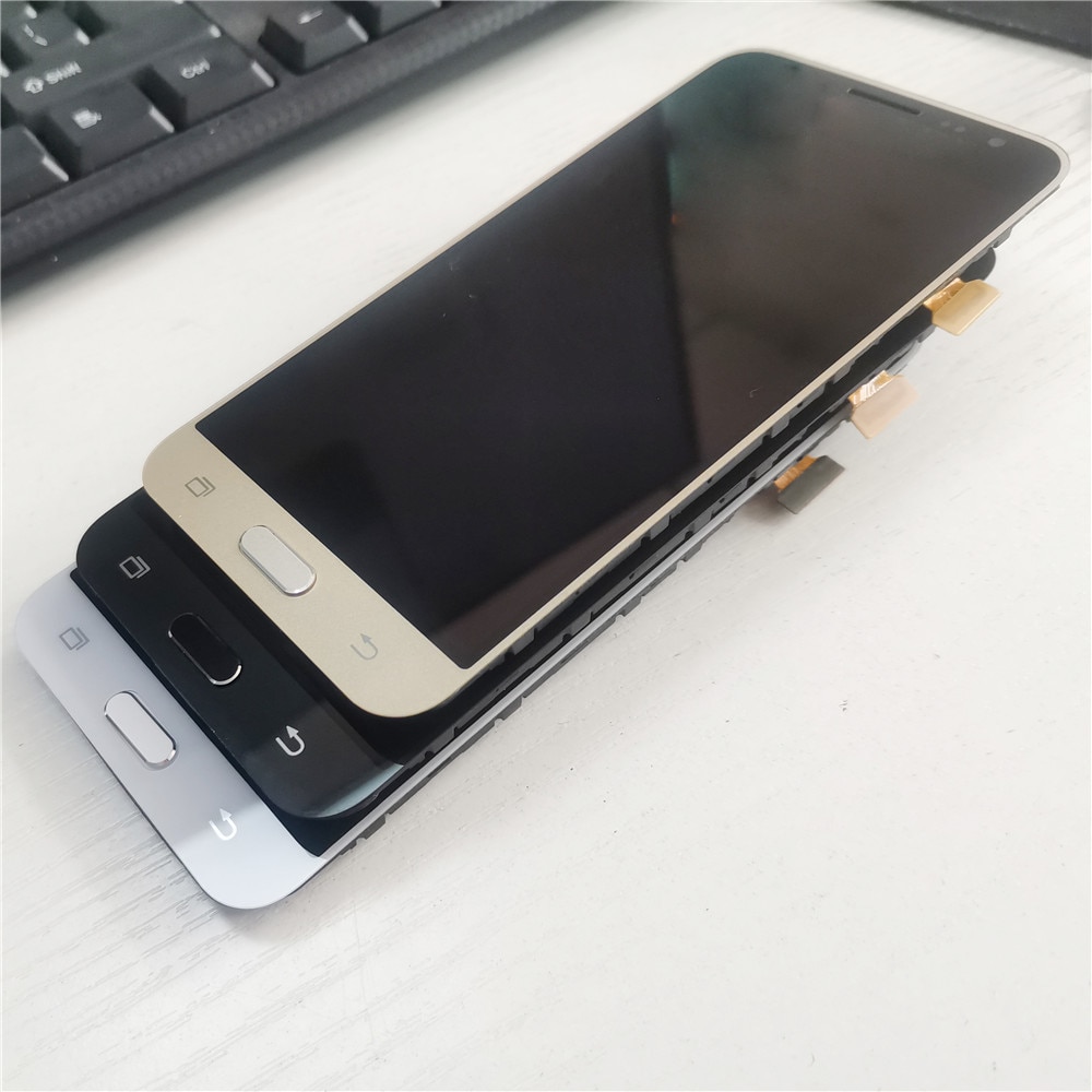 SZMUGUA SM-J320FN/F/M/H/DS pour Samsung Galaxy J3 J320 écran LCD + écran tactile J320F J320FN J320H J320M ajuster la luminosité