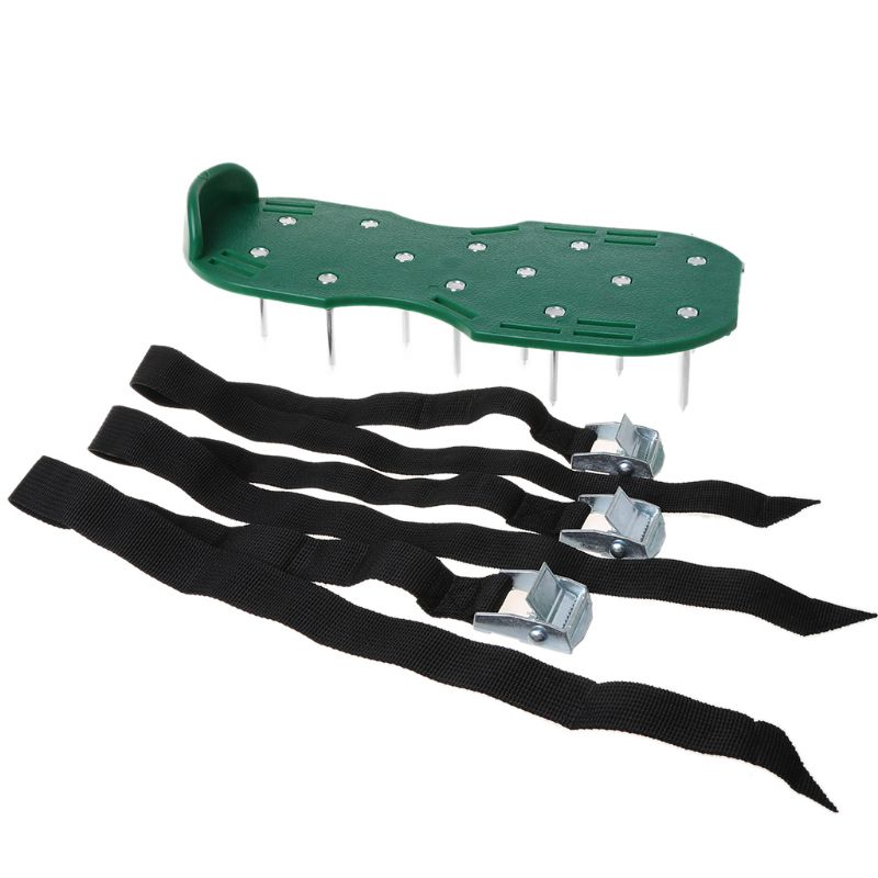 Une paire pelouse aérateur chaussures sandales herbe pointes ongles cultivateur Yard jardin outil