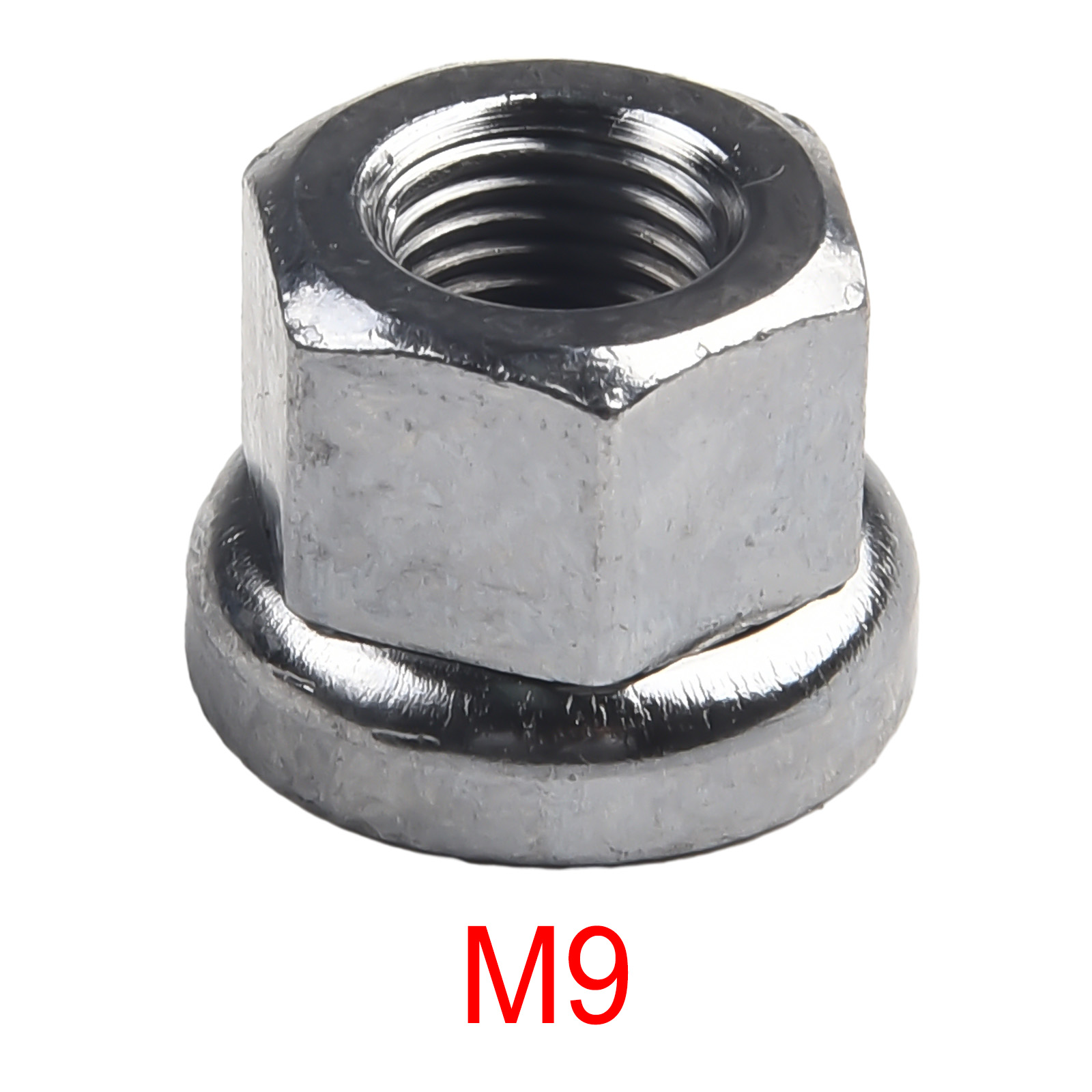 Tuercas de bicicleta M9 M10, tuerca de tornillo para bujes delanteros/traseros, serie de motores, eje de rueda de ciclo, juego de piezas de bicicleta, 2 uds.: Blanco
