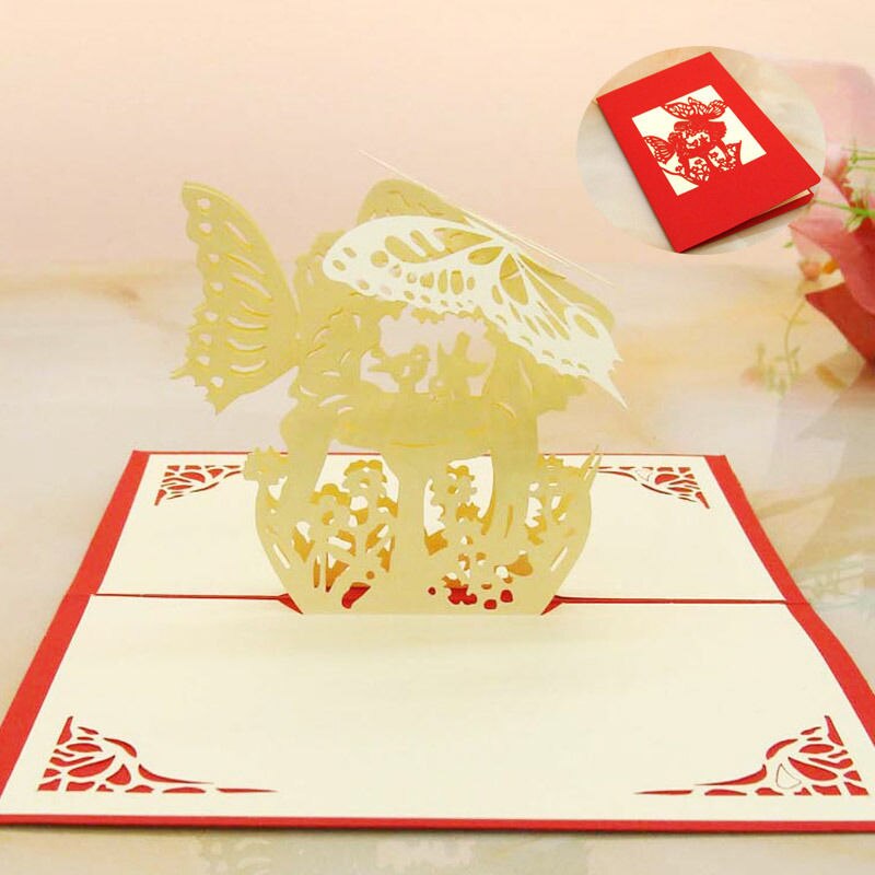 3D Pop Up Greeting Card Love Romantic Birthday Wedding Aniversary Valentine's Day Invitations Greeting Cards: 8