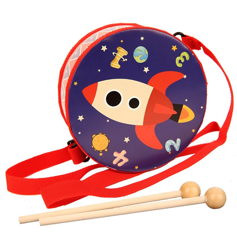 Cartoon Animals Children Drum Trumpet Toy Music Percussion Instrument Band Kit Early Learning Educational Toy 1-3 Baby Kids: 01