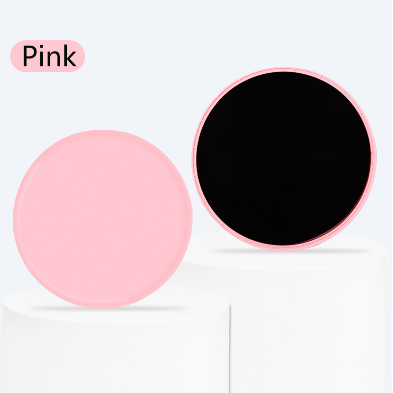 Par de deslizadores de núcleo para Fitness, placa deslizante para ejercicio Abdominal, Pilates, Yoga, gimnasio, discos deslizantes, equipo de entrenamiento muscular corporal: Negro