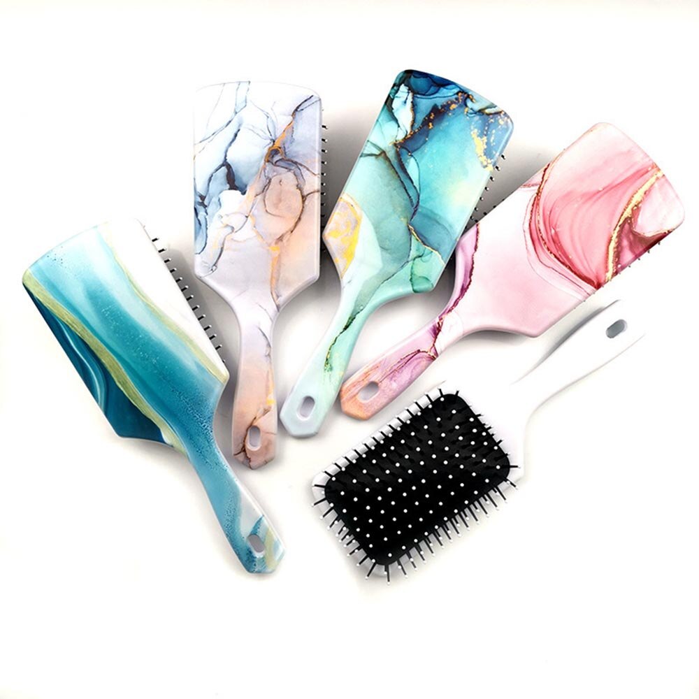 Haar Kamm Entwirren Haar Pinsel Detangle Salon Friseur Gerade Lockiges Haar Kamm Paddel Pinsel Haar Pinsel