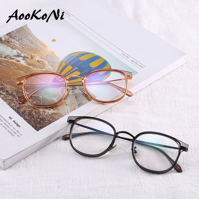 Explosion TR90 Metal Alloy Glasses Frame Men Myopia Eye Glass Prescription Eyeglasses Korean Square Optical Frames Eyewear