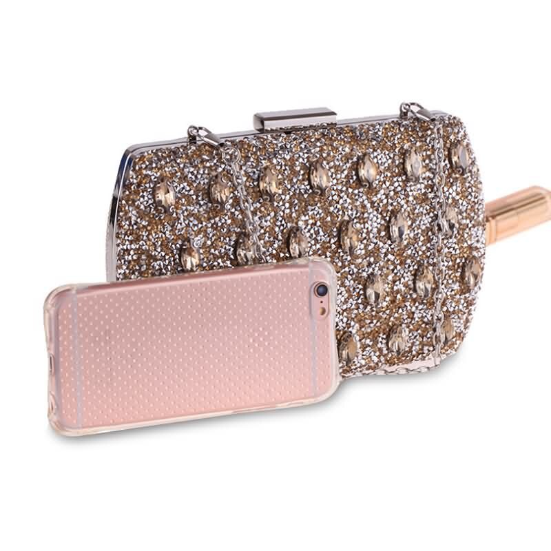 Luxy Maan Diamond Avondtassen Avond Handtas Luxe Handtassen Bling Bling Classic Rhinestone Clutch Bag Wedding Bridal Bag ZD849