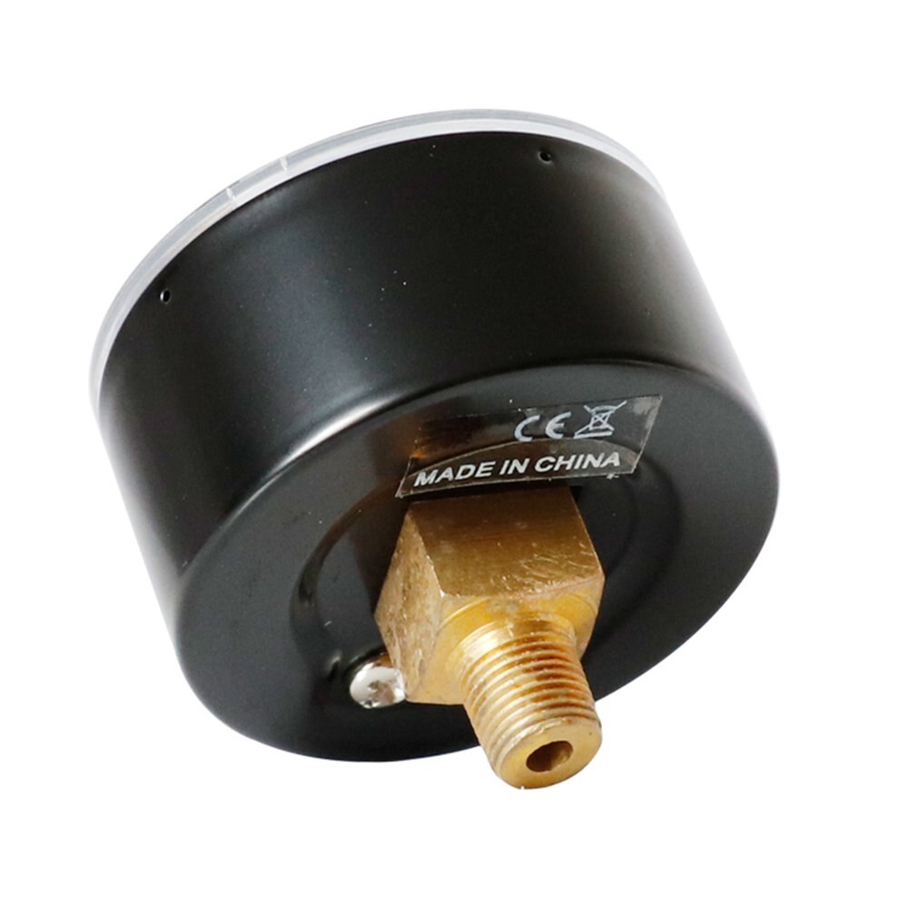 Y50 Axial Vacuum Pressure Gauge High Precision Barometer Oil Pressure Gauge Water Pressure Gauge -1-0Bar -30-0Inhg