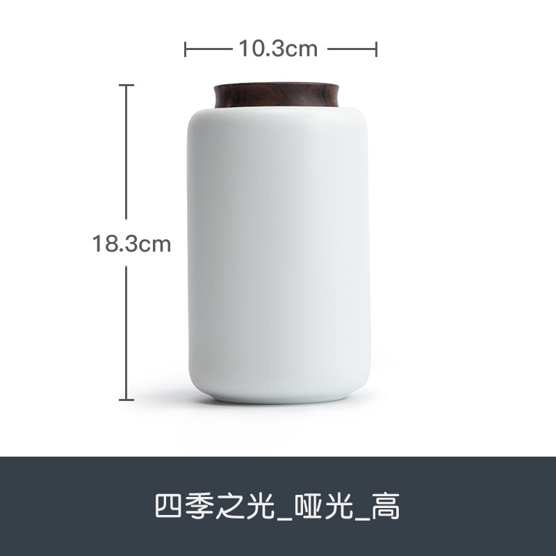 Organizer Tea Coffee Sugar Storage Jars Tea Box Organizer Ceramic Box Container Ceramic Storage Caja Para Te Ceramic Jar