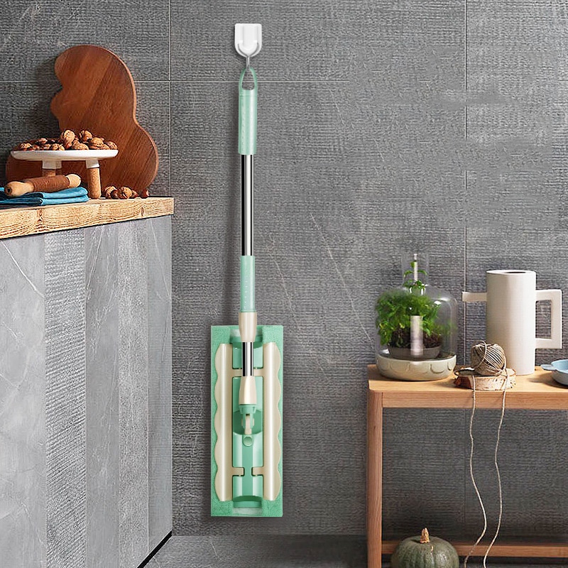 Flat Mop Floor Cleaning Mop 360 Degree Microfiber Broom Rotating Superfine Fiber Swabs wash flat Household Cleaning Tools