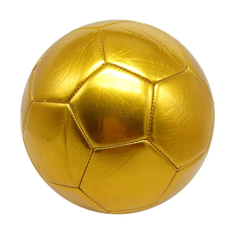 Ballon de Football doré taille 5, entraînement en équipe sur pelouse à l&#39;école, Sport pour étudiants