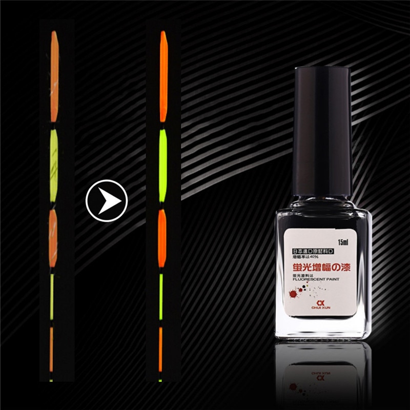 Diy visdobbers fluorescerende verf staartdobbers indicatorverf boei staart reparatie tuigage accessoires