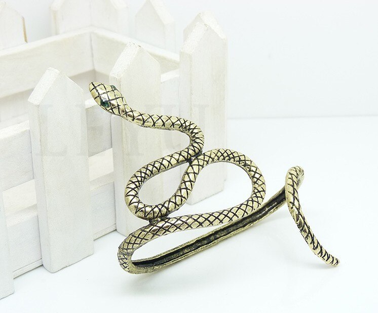 Personlighed til at gøre det gamle retro armbånd slange armbånd palme armbånd fabrik direkte bijoux femme slangekæde: Bronze