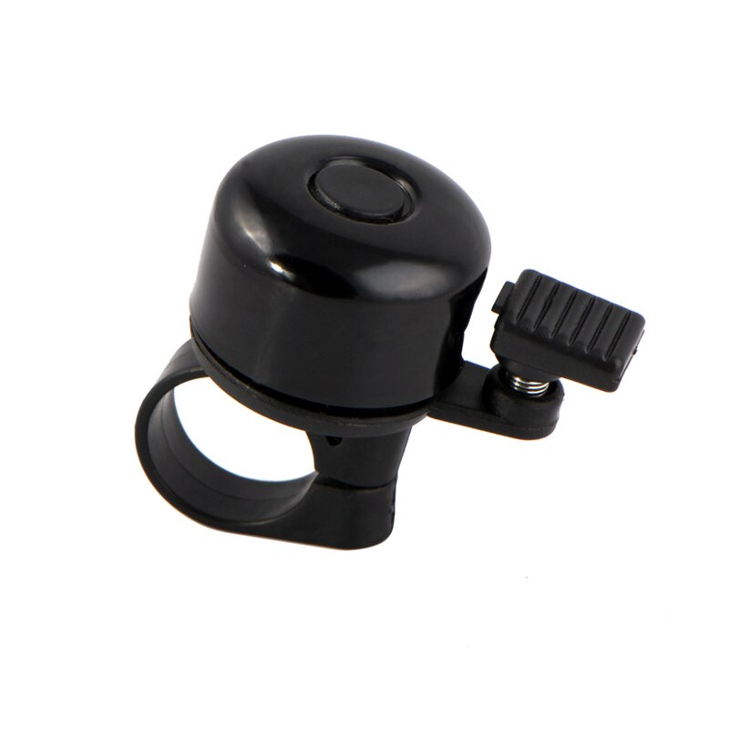 Bicycle Bell Ring Metal Bell Ring Loud Sound One Touch Classic Handlebar Cycling Bicycle Horn Alarm Accessory Cycle Push Bike: Black