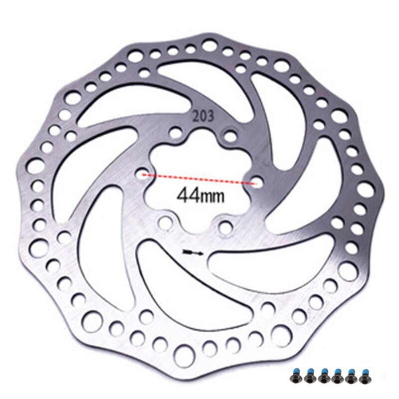 VXM Schijfremrotor 203/180/160/140/120mm 6 Inch G3 Rvs Rotor disc Voor Mountain Road Cruiser Fiets fietsonderdelen: G3 203MM