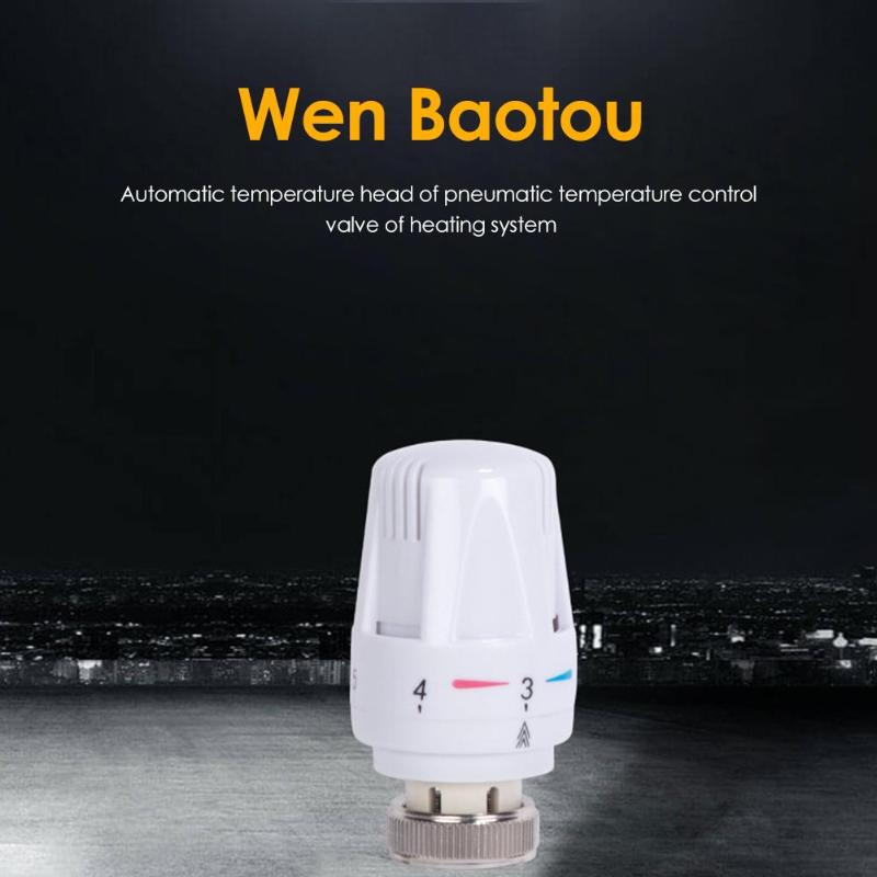 Automatic Valve Caps Thermostatic Radiator Pneumatic Temperature Control Valve ABS Floor Heating System Remote Controller