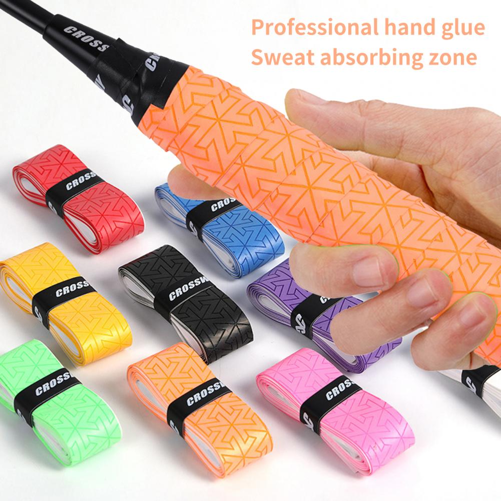 Racket Grip Cover Wear-resistant Racket Grip Band Faux Leather Practical Ergonomic Racket Handle Grip Tape