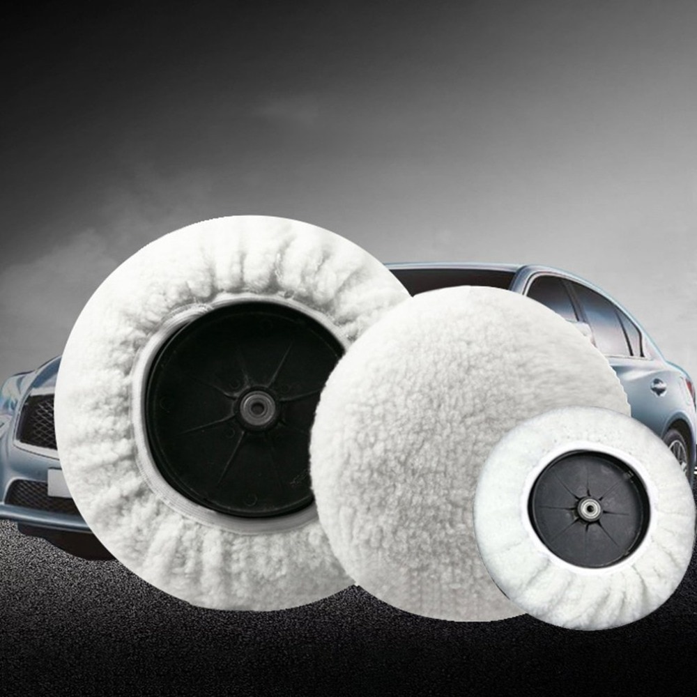 Universele Auto Polijstmachine Bonnet Polijsten Pad Motorkap Buffing Pad Cover Zachte Wol Voor Auto Polijsten