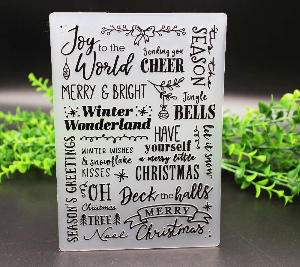 Glim/Duck/Christmas Embossing Folders For Scrapbooking Paper Craft Template Molds Photo Album Carft Supplies Card Making