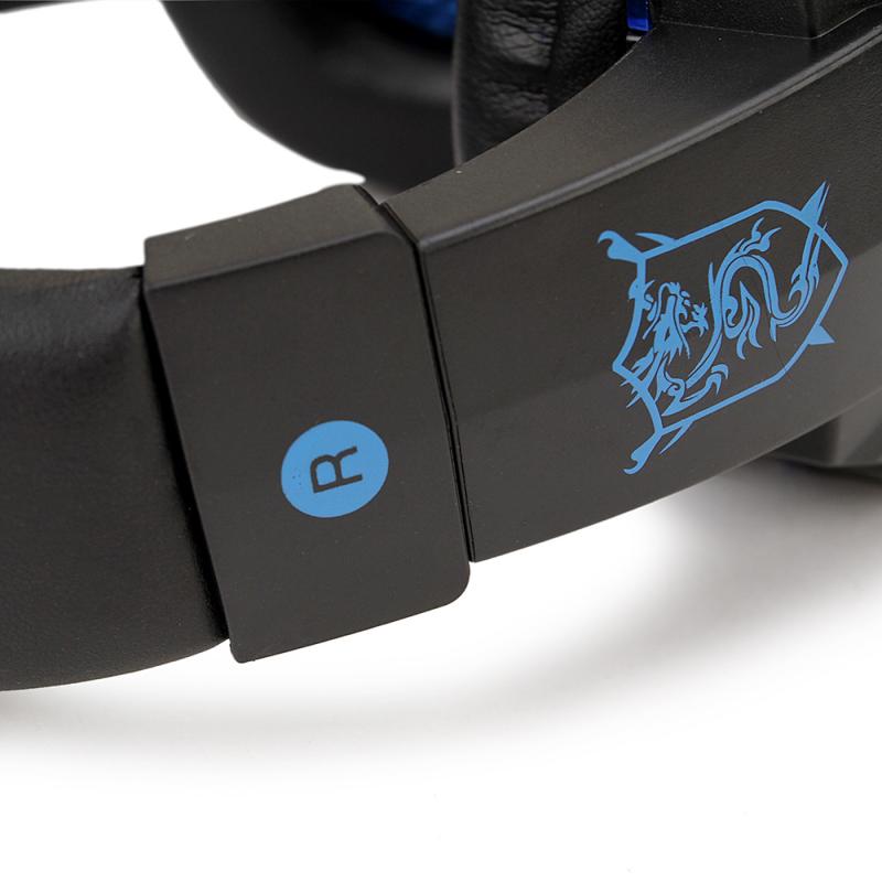 Gaming Headsets LED Light Big Headphones With Mic Stereo Earphones Deep Bass For PC Computer Gamer Laptop PS4 X-BOX