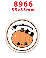 Diy askartelutarvikkeet halloween-painetut tasaselkäiset tasomaiset hartsit 30 kpl. pr -1191-9804: Pr -8966