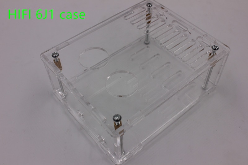 Case for Diy kits HIFI 6J1 tube amplifier Headphones amplifiers LM1875T power amplifier 30W