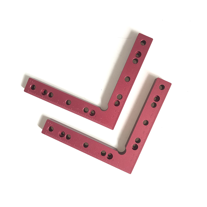 Aluminum Square Right Angle 90 Degree L-shaped Auxiliary Fixture Positioning Panel Fixing Clip Woodworking Carpenter Tools