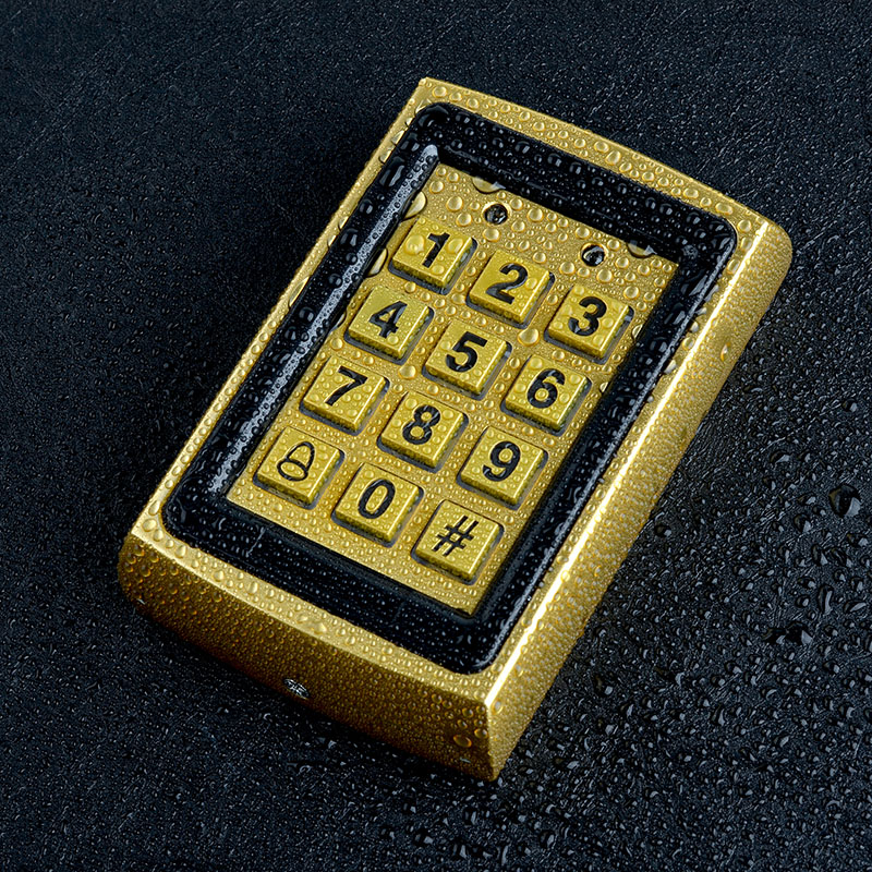 Password keypad lock RFID card Metal Access Control Keypad Waterproof Outdoor Door Opener Electronic Lock System