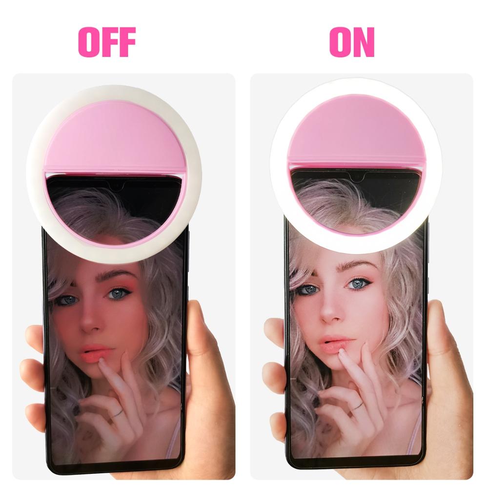 Lumiere-Anillo de luz Led para Selfie, lámpara de luz Led para Selfie, decoración de teléfonos móviles, foto, espejo de luz nocturna, señal de neón, anillo de luz para Selfie