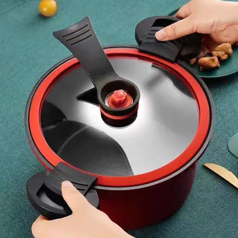 Pressure Cooker 3.5L Soup Meat Pot Rice Cooker Gas Stove Micro Pressure Cooker Stew Pot Non-Stick Cooking Pots Kitchenware