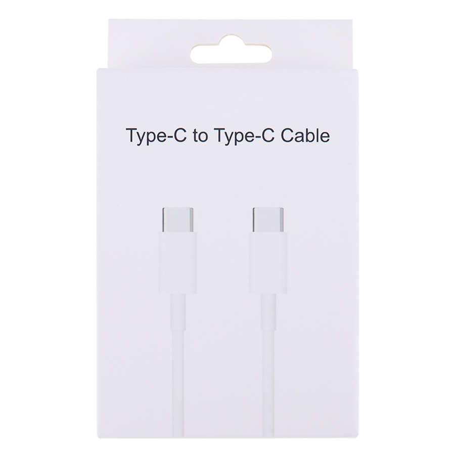 Caixa de embalagem de papel vazio para iphone, samsung, cabos de carregamento de celular tipo c para usb c cabo de dados micro 8pin linha de carregador: For Type C to Type C