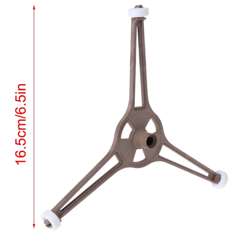 MOLF-bandeja triangular de plástico para horno microondas, soporte para placa plana de vidrio de 24,5 cm