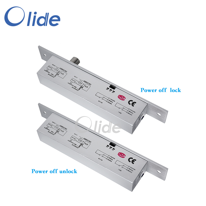 Automatic Door Lock DC 12V/DC 24V Electronic Door Lock,Electric Lock Time Is Adjustable With Access Control System