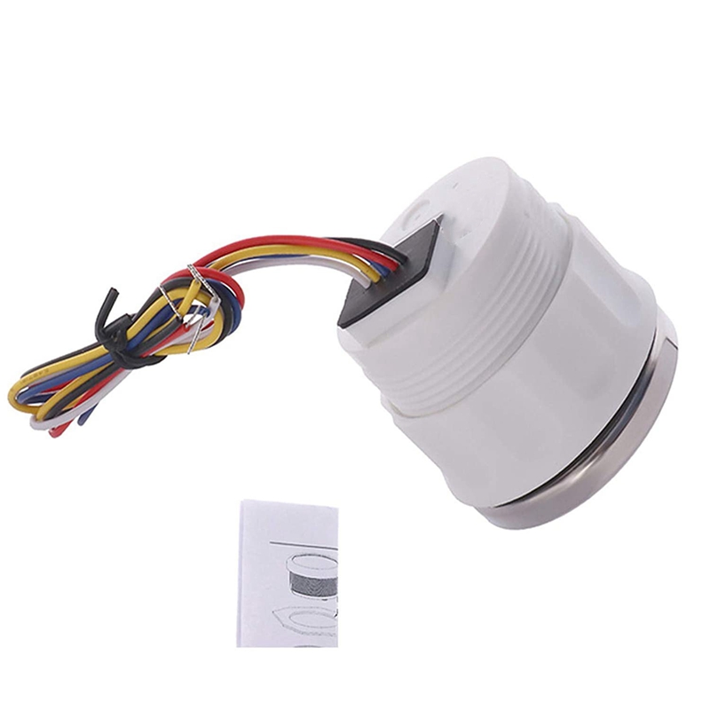 KUS Waterdichte snelheidsmeter, digitale GPS-snelheidsmeter, met achtergrondverlichting voor boot, jachtboot, 85 mm, 9-32 V (wit