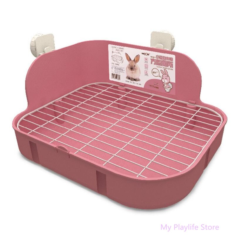 Kæledyr lille toilet firkantet seng pan potte strøelse kuldkasse til dyr
