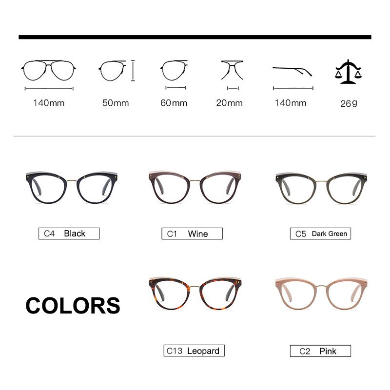 Feminino browline design óculos ópticos prescrição acetato aro óculos para óculos de aro grande quadro moda estilos 92163