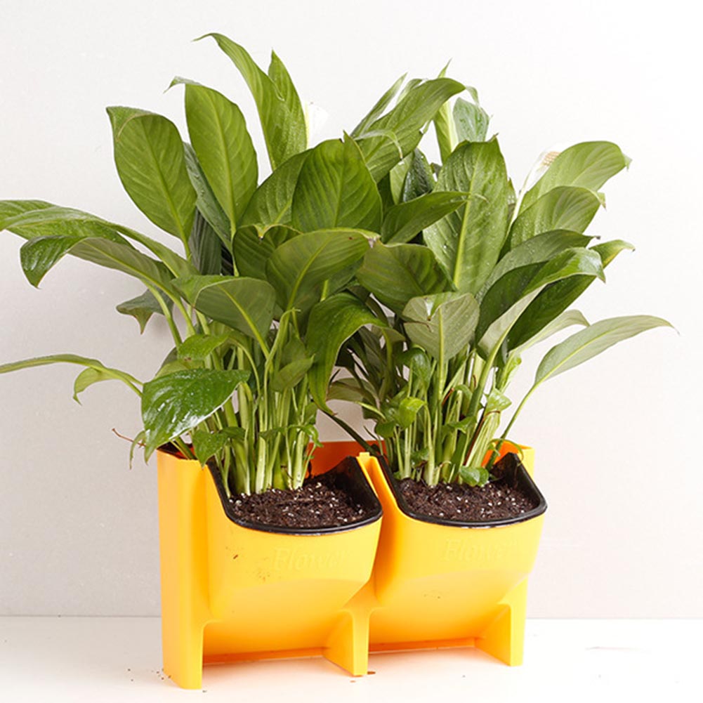 Jardinière verticale auto-arrosante, Pot de fleurs empilable, tenture murale Durable pour le balcon du jardin MAZI888