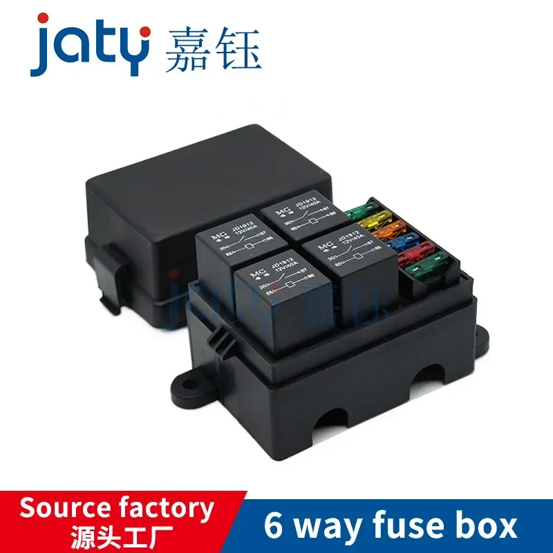 Motor home 6 road, line refitted safety box, car with spot light strip light control to install engine room fuse box