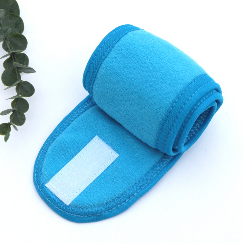 Banda para la cabeza para mujer, diadema ajustable para SPA, Yoga Facial, maquillaje para baño, banda para el cabello para lavado de cara, toalla suave, accesorios de maquillaje para el cabello: Azul