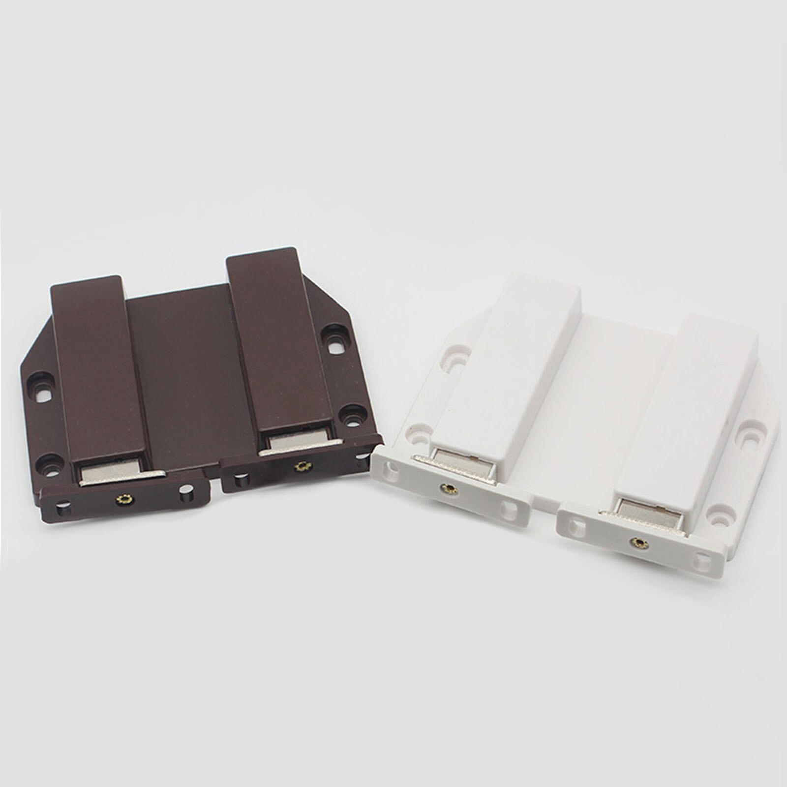 1PC Double Magnetic Touch Press Catch Latch Push to Open Cabinet &amp; Door Latch/Catch Closures for Furniture Cabinet Door Cupboard