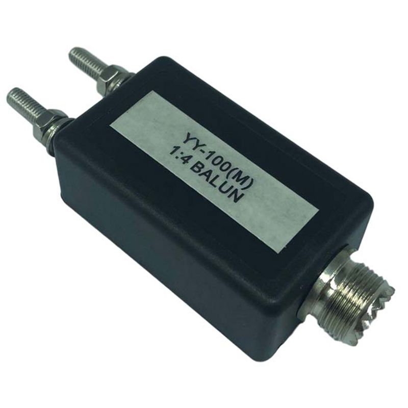Nueva antena de onda corta 100W 1:4 HF Balun QRP Mini Baluns M tipo Frecuencia de interfaz