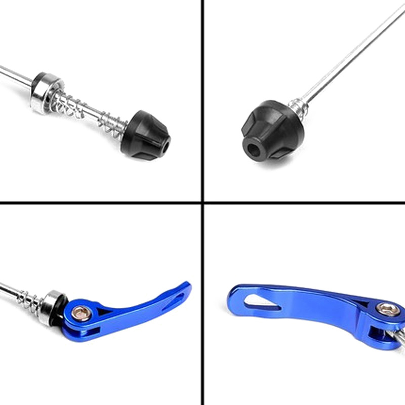 Pinchos antirrobo ultraligeros, cubo de la rueda de la bicicleta, liberación rápida,