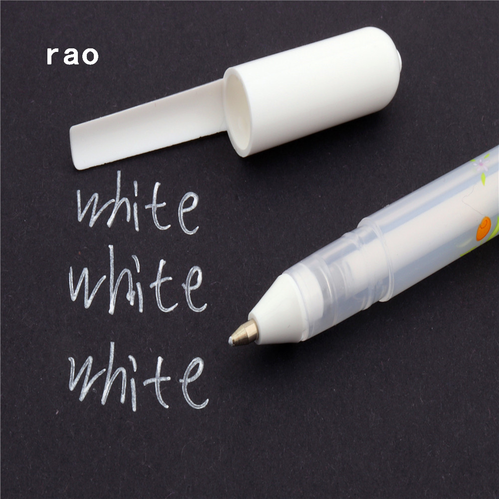 801 white Ink 0.8MM Gel Pen Unisex Pen For Kids St... – Grandado