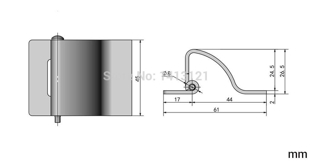 Lassen Deur Scharnier Elektrische Doos Schakelmateriaal Box Automatisering Apparatuur Machine Kabinet Netwerk Kabinet Deur Scharnier