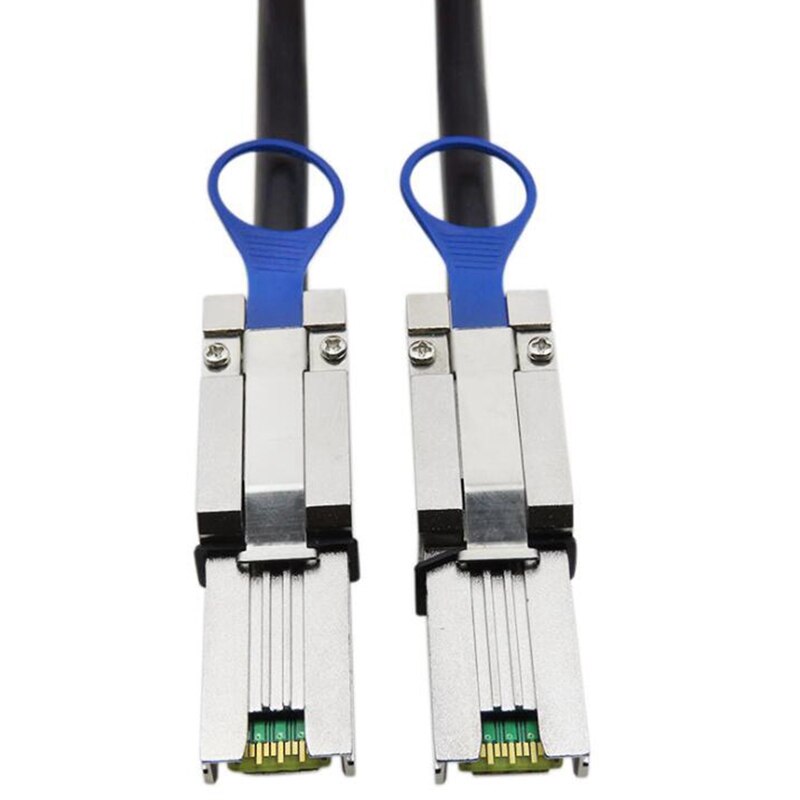 External Mini SAS 26Pin (SFF-8088) Male to Mini SAS 26 (SFF-8088) Male Cable for Server,2M