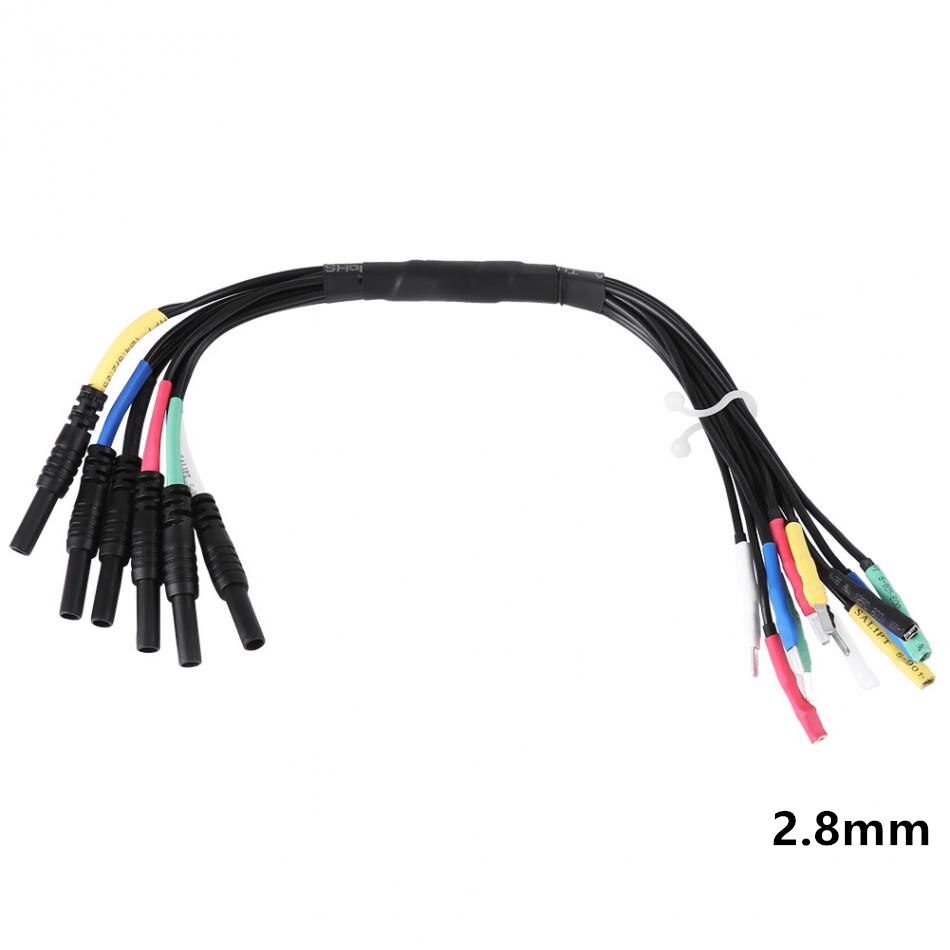 Hantek – câbles de dérivation universels HT306, 6 canaux, multifonctionnels, pour Diagnostic de voiture, 2.8mm, 0.6mm, 1.5mm, 2.3mm