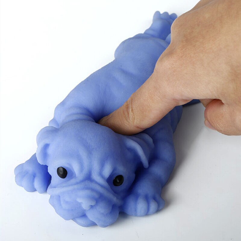 Anti-stress mignon chiot peluche carlin guérison plaisir Kawaii Anti-Stress jouets