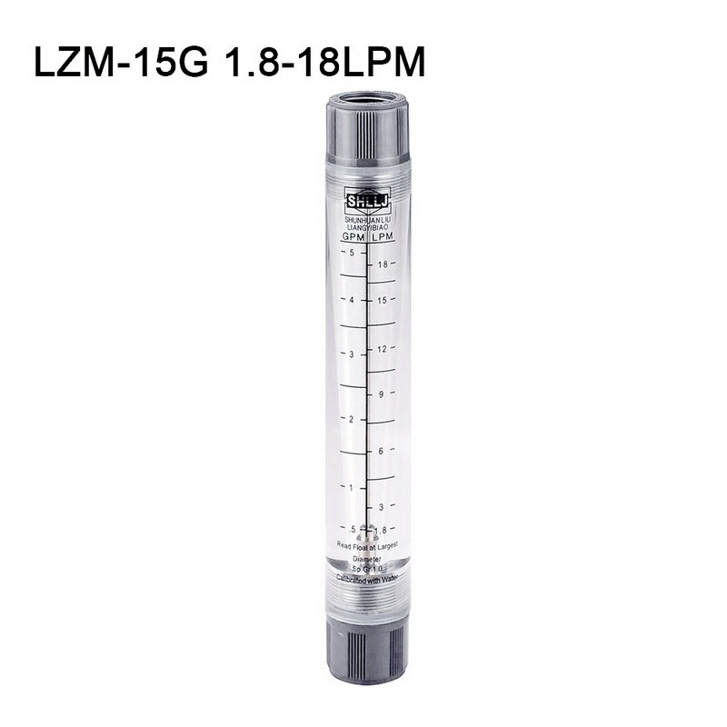 0.5-5 Gpm/1.8-18 Lpm Tube Type Flow Meter Voor Gas Vloeibare Pijpleiding Flowmeter ^_^