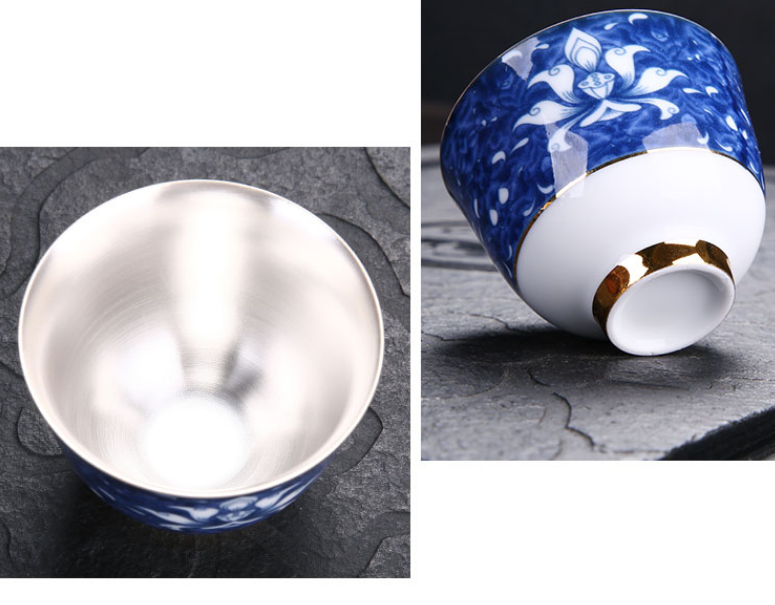 traditional chinese style ceramic tea set teaware business box dinnerware set best household office tea tureen LF391