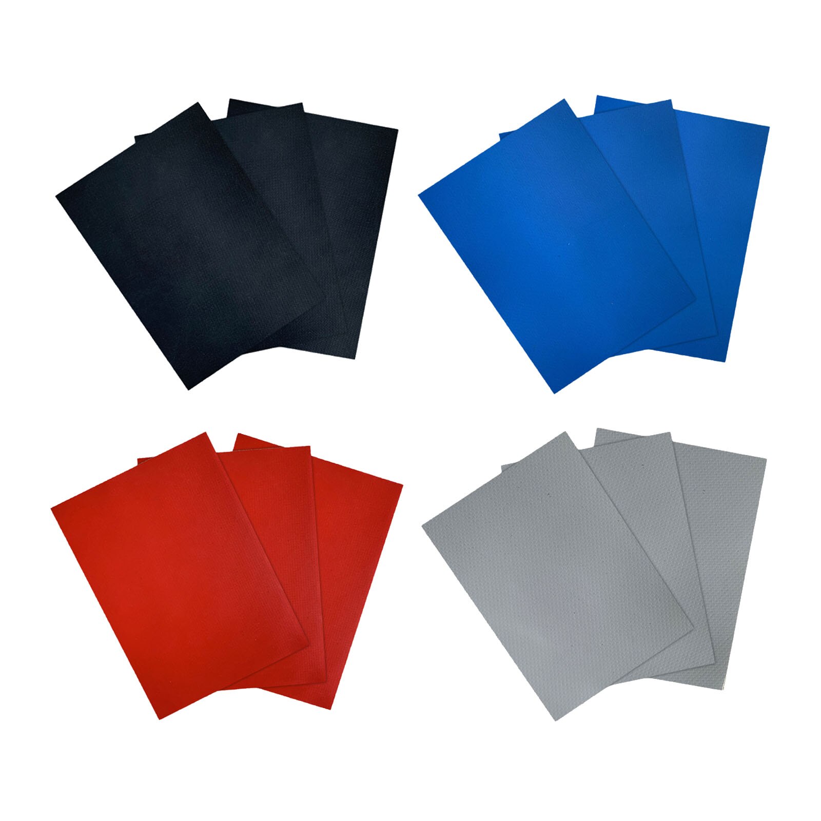 Hominas Kajak Reparatur Set - 3-teiliges PVC Flicken Set Für Schlauchboote & Kanus