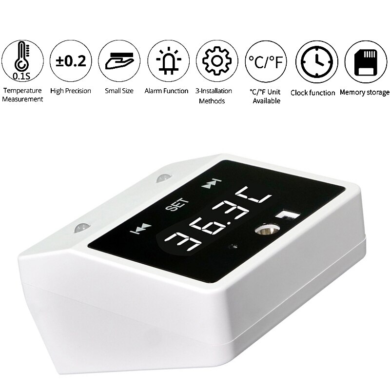 Digital LCD Indoor Convenient Temperature Sensor Humidity Meter Thermometer Hygrometer Gauge Indoor Outdoor Room Thermometer